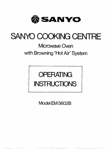 Handleiding Sanyo EM-5602B Magnetron