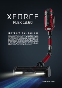 كتيب Tefal TY98A1GO X-Force Flex 12.60 مكنسة كهربائية