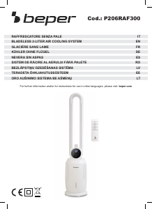 Manual Beper P206RAF300 Ventilator