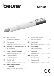 Manual de uso Beurer MP 52 Set de manicura-pedicura