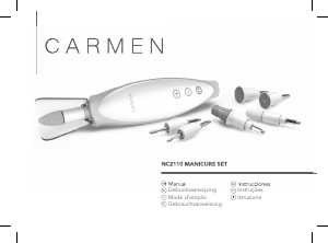Mode d’emploi Carmen NC2110 Ensemble manucure-pédicure