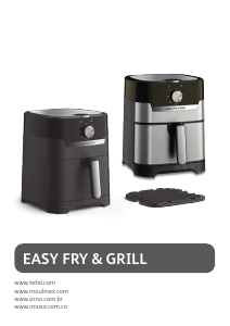 Hướng dẫn sử dụng Tefal EY501828 Easy Fry & Grill Nồi chiên không dầu