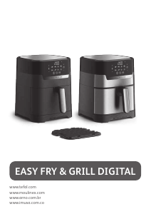 Hướng dẫn sử dụng Tefal EY505828 Easy Fry & Grill Digital Nồi chiên không dầu