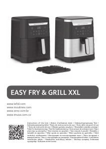 Hướng dẫn sử dụng Tefal EY801828 Easy Fry & Grill XXL Nồi chiên không dầu