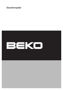 Bedienungsanleitung BEKO DFL 1500 Geschirrspüler