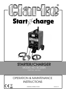 Handleiding Clarke BC 205N Accubooster