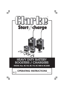 Manual Clarke BC 170 Jump Starter