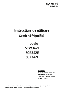 Manual Samus SCW344E Combina frigorifica