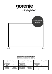 Instrukcja Gorenje IR540W Ogrzewacz