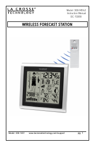 Handleiding La Crosse 308-1451v2 Weerstation