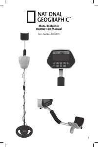 Manual National Geographic 80-20011 Metal Detector