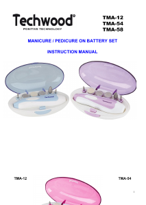 Manual Techwood TMA-58 Manicure-Pedicure Set