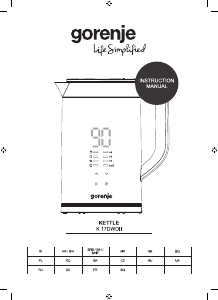 Návod Gorenje K17DWDII Kanvica