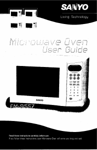 Handleiding Sanyo EM-S1557 Magnetron