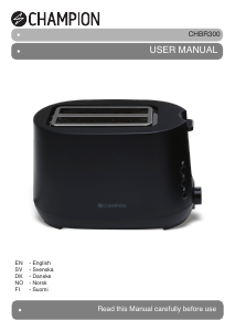 Manual Champion CHBR300 Toaster