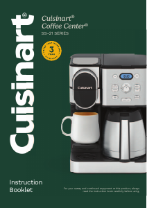 Manual de uso Cuisinart SS-21 Máquina de café