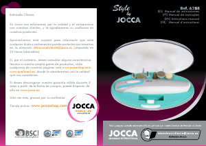 Manual de uso Jocca 6288 Set de manicura-pedicura