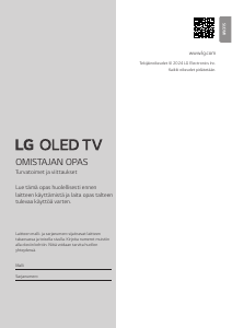 Käyttöohje LG OLED77C44LA OLED-televisio