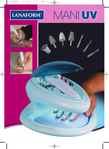 Manuale Lanaform 1012 Mani UV Set per manicure-pedicure