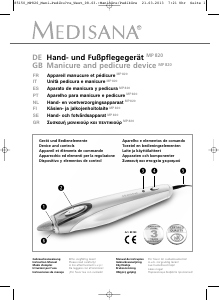 Manuale Medisana MP 820 Set per manicure-pedicure