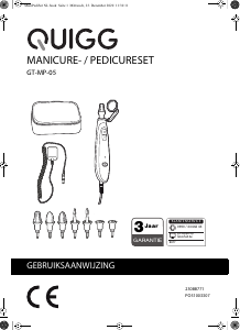 Handleiding Quigg GT-MP-05 Manicure-Pedicure set