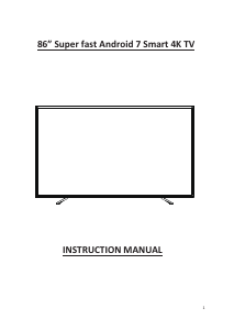 Manual Cello C86SFS4K LED Television