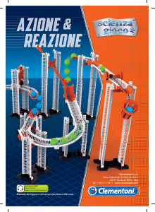 Manuale Clementoni 19057 Azione & Reazione Pista di biglie