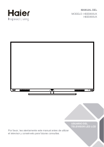 Manual de uso Haier H65S900UX Televisor de LED