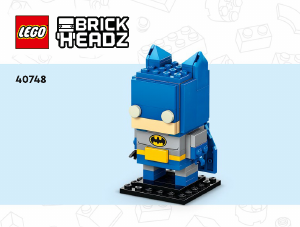 Manual Lego set 40748 Brickheadz Batman 8in1