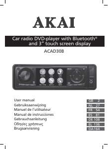 Manual de uso Akai ACAD30B Radio para coche