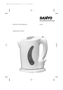 Bruksanvisning Sanyo U-303 Vattenkokare