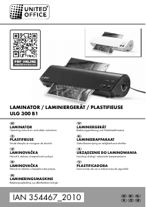 Instrukcja United Office IAN 354467 Laminator