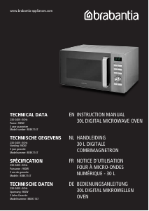 Handleiding Brabantia BBEK1147 Magnetron