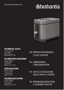 Manual Brabantia D2-2PLA Toaster