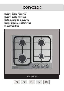 Instrukcja Concept PDV7460SS Płyta do zabudowy