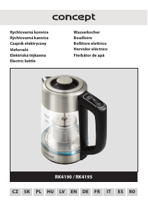 Manual Concept RK4190 Kettle