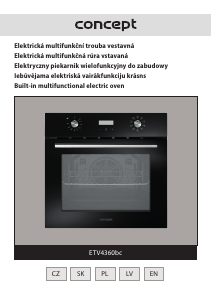 Rokasgrāmata Concept ETV4360BC Cepeškrāsns