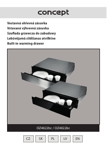 Rokasgrāmata Concept OZ4022BC Sildīšanas atvilktne