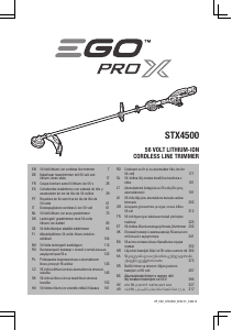 Manual EGO STX4500 Trimmer de gazon