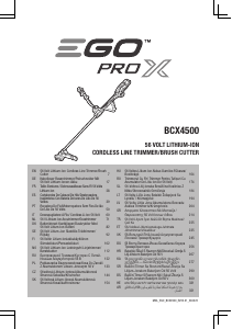 Manual EGO BCX4500 Trimmer de gazon
