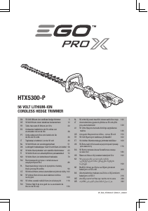 Manual EGO HTX5300-P Trimmer de gard viu