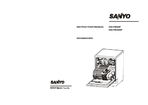 Bruksanvisning Sanyo DW-M600F Diskmaskin