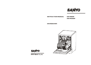 Handleiding Sanyo DW-MS600F Vaatwasser
