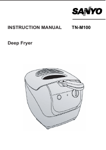 Manual Sanyo TN-M100 Deep Fryer