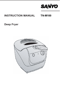 Bruksanvisning Sanyo TN-M100 Fritös