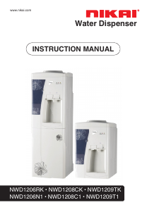 كتيب Nikai NWD1206N1 موزع مياه