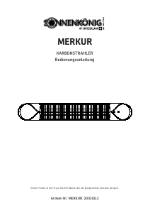 Bedienungsanleitung Sonnenkönig MERKUR Terrassenheizer