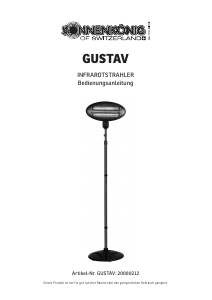 Manual Sonnenkönig GUSTAV Patio Heater