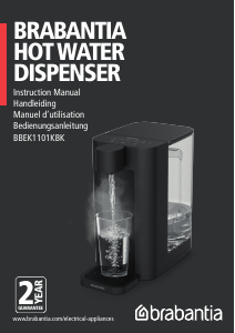 Mode d’emploi Brabantia BBEK1101KBK Fontaine à eau