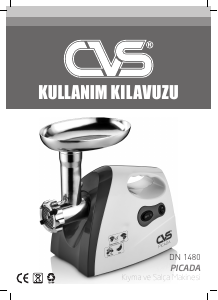 Kullanım kılavuzu CVS DN 1480 Kıyma makinesi